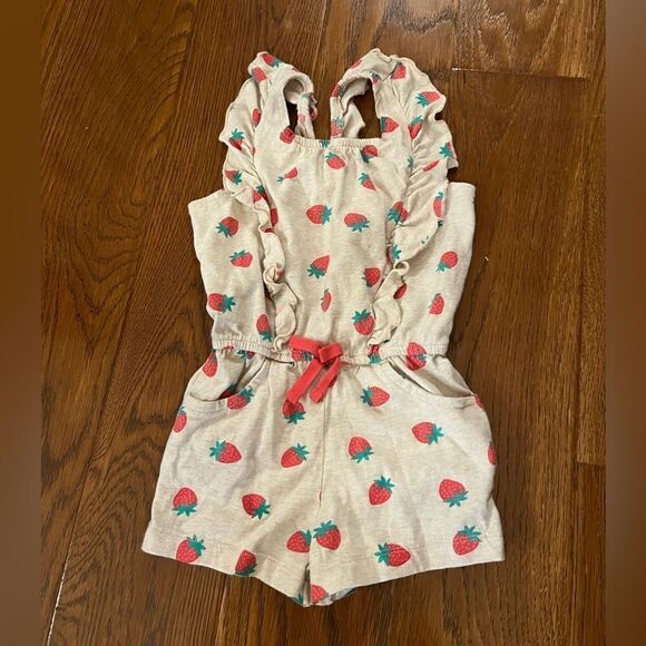 Adorable strawberry Wonder Nation romper size 2T - Picture 1 of 7